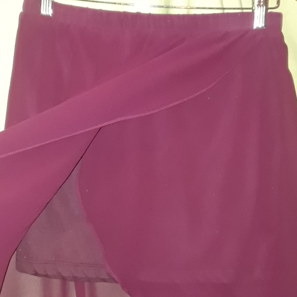 H&M Divided Chiffon High Low Tulip Skirt - Picture 3 of 5